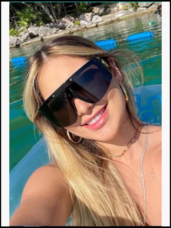Oversized Wrap Shield Sunglasses for Cycling Driving Vacation main image 5